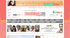Desktop Screenshot of cosmetologas.com