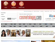 Tablet Screenshot of cosmetologas.com